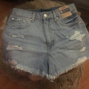 AERO High Rise Denim Shorts - Size 2
